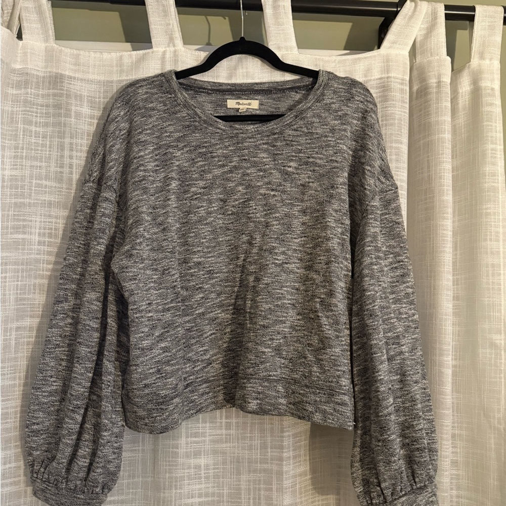 Madewell Charcoal Knit Top
